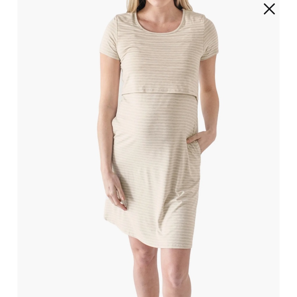 Lightweight summer nursing dress